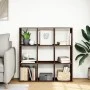 Librería divisora madera marrón roble 102x29x103,5 cm de , Librerías y estanterías - Ref: Foro24-858045, Precio: 85,53 €, Des...