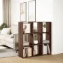 Librería divisora madera marrón roble 102x29x103,5 cm de , Librerías y estanterías - Ref: Foro24-858045, Precio: 85,53 €, Des...
