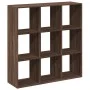 Brown oak wood divider bookcase 102x29x103.5 cm by , Bookcases and shelves - Ref: Foro24-858045, Price: 85,50 €, Discount: %