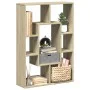 Engineered wood bookshelf in Sonoma oak, 63x20x90 cm. by , Bookcases and shelves - Ref: Foro24-858140, Price: 45,99 €, Discou...