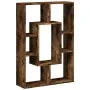 Engineered wood smoked oak bookshelf 63x20x90 cm by , Bookcases and shelves - Ref: Foro24-858142, Price: 48,55 €, Discount: %