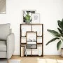 Engineered wood smoked oak bookshelf 63x20x90 cm by , Bookcases and shelves - Ref: Foro24-858142, Price: 48,55 €, Discount: %