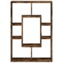 Engineered wood smoked oak bookshelf 63x20x90 cm by , Bookcases and shelves - Ref: Foro24-858142, Price: 49,39 €, Discount: %