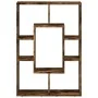 Engineered wood smoked oak bookshelf 63x20x90 cm by , Bookcases and shelves - Ref: Foro24-858142, Price: 48,55 €, Discount: %