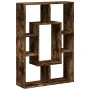 Engineered wood smoked oak bookshelf 63x20x90 cm by , Bookcases and shelves - Ref: Foro24-858142, Price: 48,55 €, Discount: %