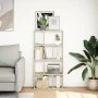 Engineered wood bookshelf in Sonoma oak, 60x20x120 cm by , Bookcases and shelves - Ref: Foro24-858149, Price: 67,25 €, Discou...