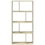 Engineered wood bookshelf in Sonoma oak, 60x20x120 cm by , Bookcases and shelves - Ref: Foro24-858149, Price: 67,25 €, Discou...