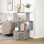 Bücherregal mit 3 Ebenen aus grauem Holz und Beton 70x24x97 cm. von , Bücherregale und Regale - Ref: Foro24-858114, Preis: 42...