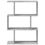 Bücherregal mit 3 Ebenen aus grauem Holz und Beton 70x24x97 cm. von , Bücherregale und Regale - Ref: Foro24-858114, Preis: 42...