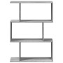 Bücherregal mit 3 Ebenen aus Sonoma-Grau-Holz, 70x24x97 cm. von , Bücherregale und Regale - Ref: Foro24-858116, Preis: 42,93 ...