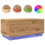 Artisan oak coffee table with LED lights 90x50x40 cm by , Coffee table - Ref: Foro24-857723, Price: 89,07 €, Discount: %