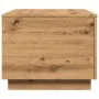 Artisan oak coffee table with LED lights 90x50x40 cm by , Coffee table - Ref: Foro24-857723, Price: 89,07 €, Discount: %