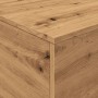 Mesa de centro con luces LED roble artisan 90x50x40 cm de , Mesas de centro - Ref: Foro24-857723, Precio: 94,28 €, Descuento: %