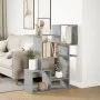 Wooden engineering gray concrete divider bookcase 92x29x112 cm by , Bookcases and shelves - Ref: Foro24-858123, Price: 62,90 ...
