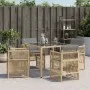 Gartensofas mit 4 Kissen aus synthetischem Rattan in Beige-Mix. von , Gartenstühle - Ref: Foro24-364972, Preis: 198,39 €, Rab...