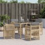 Sillones jardín con cojines 4 uds ratán sintético beige mezcla de , Sillas de jardín - Ref: Foro24-364972, Precio: 176,13 €