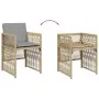 Garden armchairs with 4 synthetic rattan beige mix cushions by , Garden chairs - Ref: Foro24-364972, Price: 198,39 €, Discoun...