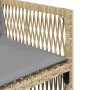 Gartensofas mit 4 Kissen aus synthetischem Rattan in Beige-Mix. von , Gartenstühle - Ref: Foro24-364972, Preis: 198,39 €, Rab...