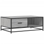Mitteltisch aus Sonoma-Grau Metall-Ingenieurholz 90x57x35 cm von , Couchtisch - Ref: Foro24-848757, Preis: 69,90 €, Rabatt: %