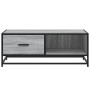 Mitteltisch aus Sonoma-Grau Metall-Ingenieurholz 90x57x35 cm von , Couchtisch - Ref: Foro24-848757, Preis: 69,90 €, Rabatt: %