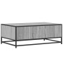 Mitteltisch aus Sonoma-Grau Metall-Ingenieurholz 90x57x35 cm von , Couchtisch - Ref: Foro24-848757, Preis: 69,90 €, Rabatt: %