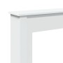 Kaminumrandung aus weißem Ingenieurholz 75x20x87,5 cm von , Zubehör für Holzöfen und Kamine - Ref: Foro24-854580, Preis: 53,7...