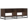 Mueble TV metal y madera ingeniería marrón roble 120,5x40x46 cm de , Muebles TV - Ref: Foro24-848893, Precio: 82,33 €, Descue...