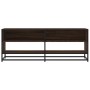 Mueble TV metal y madera ingeniería marrón roble 120,5x40x46 cm de , Muebles TV - Ref: Foro24-848893, Precio: 82,33 €, Descue...