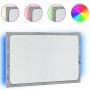 Espejo de baño LED madera ingeniería gris Sonoma 60x8,5x38 cm de , Tocadores de baño - Ref: Foro24-834928, Precio: 50,57 €, D...