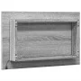 Espejo de baño LED madera ingeniería gris Sonoma 60x8,5x38 cm de , Tocadores de baño - Ref: Foro24-834928, Precio: 49,78 €, D...