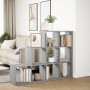 Divider bookcase 3 levels gray Sonoma wood 137.5x29x103.5cm by , Bookcases and shelves - Ref: Foro24-857981, Price: 97,20 €, ...