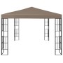 Garden gazebo tent with 4x3 m taupe LED light strip by , Tents and gazebos - Ref: Foro24-3070325, Price: 271,97 €, Discount: %