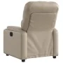 Sillón reclinable de cuero sintético color capuchino de , Sillones - Ref: Foro24-372509, Precio: 195,02 €, Descuento: %