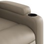 Sillón reclinable de cuero sintético color capuchino von , Sessel - Ref: Foro24-372509, Preis: 199,35 €, Rabatt: %