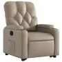 Sillón reclinable elevable cuero artificial color capuchino by , Armchairs - Ref: Foro24-3204778, Price: 281,89 €, Discount: %