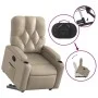 Sillón reclinable elevable cuero artificial color capuchino by , Armchairs - Ref: Foro24-3204778, Price: 281,89 €, Discount: %