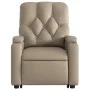 Sillón reclinable elevable cuero artificial color capuchino by , Armchairs - Ref: Foro24-3204778, Price: 281,89 €, Discount: %