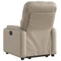 Sillón elevable eléctrico cuero artificial capuchino de , Sillones - Ref: Foro24-3204792, Precio: 332,76 €, Descuento: %