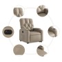 Sillón elevable eléctrico cuero artificial capuchino de , Sillones - Ref: Foro24-3204792, Precio: 314,06 €