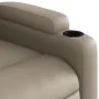 Sillón elevable eléctrico cuero artificial capuchino de , Sillones - Ref: Foro24-3204792, Precio: 332,76 €, Descuento: %