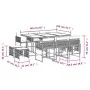 Set comedor de jardín 11 pzas con cojines ratán sintético beige by , Garden sets - Ref: Foro24-3211512, Price: 508,77 €, Disc...