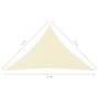 Triangular sail awning Oxford fabric cream color 5x5x6 m by vidaXL, Umbrellas - Ref: Foro24-135238, Price: 42,87 €, Discount: %