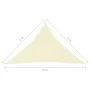Triangular sail awning Oxford fabric cream color 5x5x6 m by vidaXL, Umbrellas - Ref: Foro24-135238, Price: 44,98 €, Discount: %