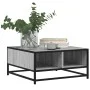 Mesa de centro madera y metal gris Sonoma 60,5x60,5x30 cm de , Mesas de centro - Ref: Foro24-848767, Precio: 45,12 €, Descuen...