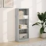 Estantería de madera de ingeniería gris Sonoma 40x24x109 cm by , Bookcases and shelves - Ref: Foro24-857779, Price: 36,19 €, ...
