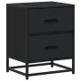 Mesita de noche madera ingeniería negro 40x31x50 cm de , Mesitas de noche - Ref: Foro24-848674, Precio: 59,31 €, Descuento: %