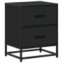 Mesita de noche madera ingeniería negro 40x31x50 cm by , Nightstands - Ref: Foro24-848674, Price: 60,26 €, Discount: %