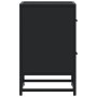 Mesita de noche madera ingeniería negro 40x31x50 cm by , Nightstands - Ref: Foro24-848674, Price: 60,26 €, Discount: %