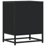 Mesita de noche madera ingeniería negro 40x31x50 cm by , Nightstands - Ref: Foro24-848674, Price: 60,26 €, Discount: %