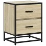 Mesita de noche madera de ingeniería roble Sonoma 40x31x50 cm de , Mesitas de noche - Ref: Foro24-848676, Precio: 45,33 €, De...
